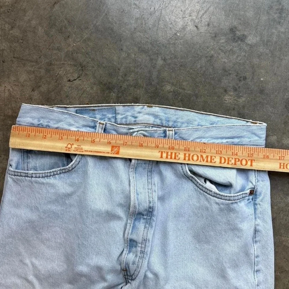 Vintage Made in USA 501 Light Wash Denim Jeans